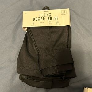 EXPRESS MENS FLEX BOXER BRIEF SMALL NWT BLACK